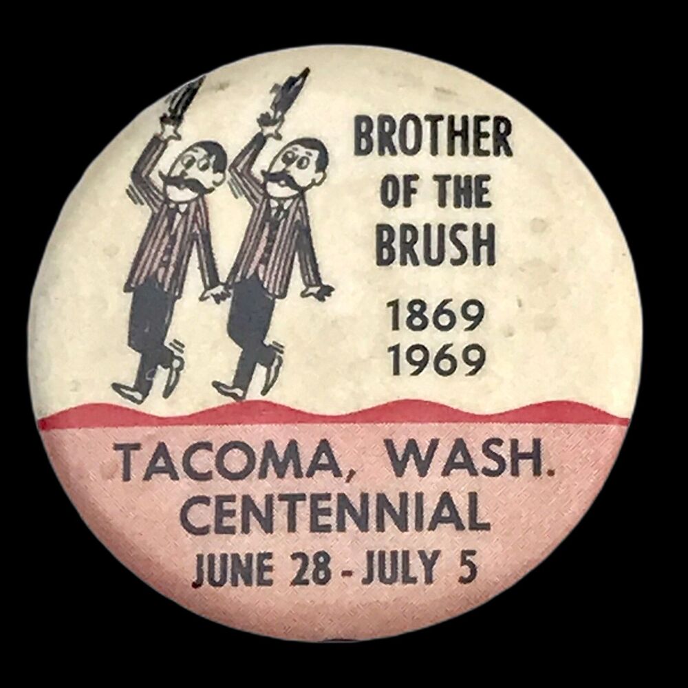 Tacoma Centennial Brother Of The Brush 1969 Festival Washington 60s 100 Years